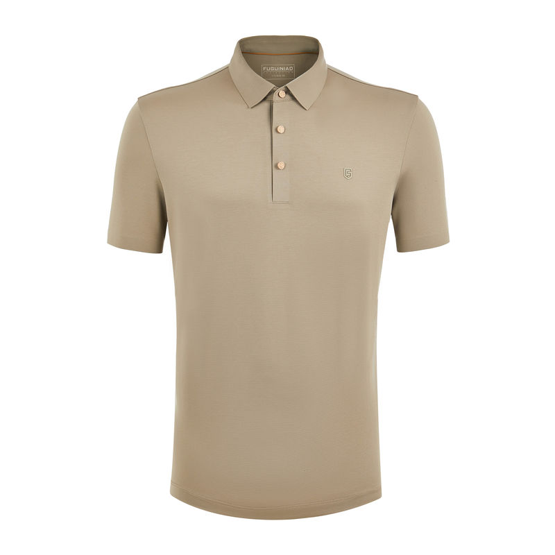 پیراهن پولو ضد چین و چروک مردانه Ultra Seamless Polo Shirt با طراحی لوگو سفارشی