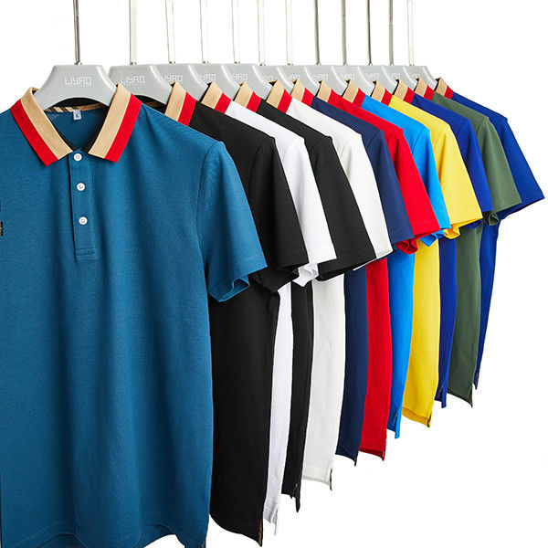 بهار تابستان پاییز 230Gsm Sublimation مرد تی شرت پولو 100%Cotton Boys Polo Shirt