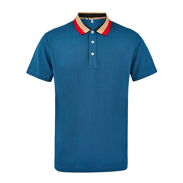 بهار تابستان پاییز 230Gsm Sublimation مرد تی شرت پولو 100%Cotton Boys Polo Shirt