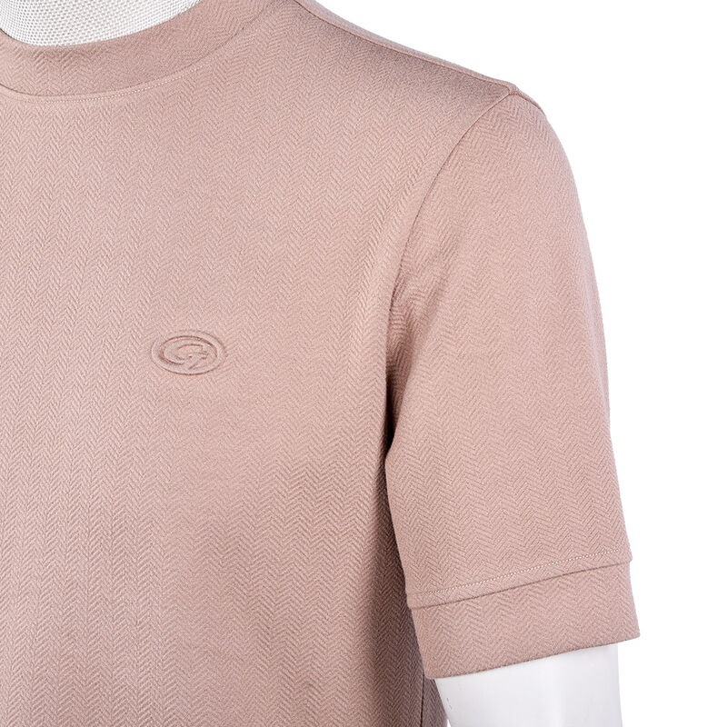 طراحی برچسب لوگوی سفارشی عمده فروشی پیراهن های تی شرت ساده ضد چروک و تنفس پذیر با خشک شدن سریع با کیفیت بالا یقه بلند مردانه