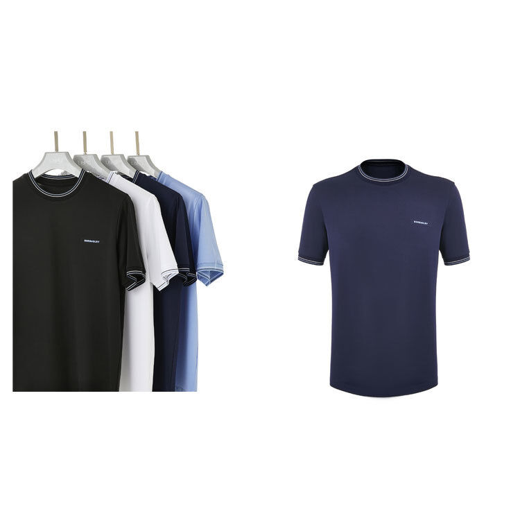 طراحی فروش داغ مردانه خشک شدن سریع آرم سفارشی سبک پیراهن ورزشی سایز بزرگ برای مردان با کیفیت بالا گوانگدونگ