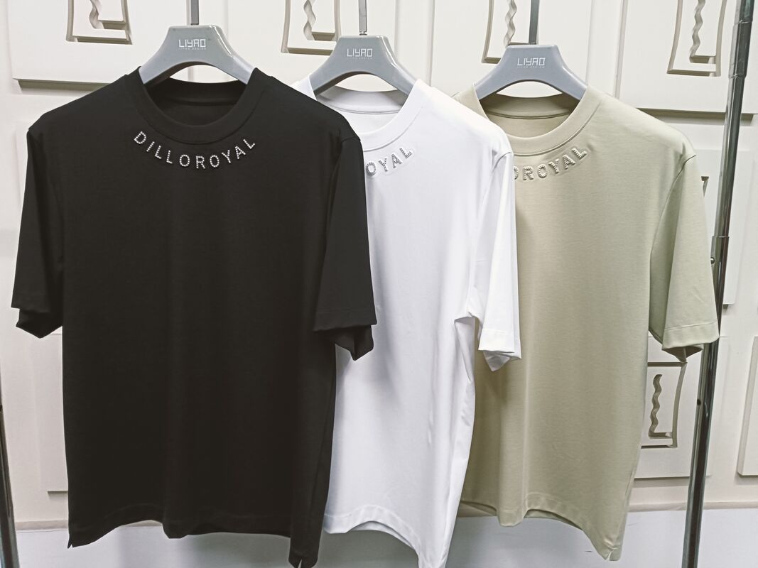 تی‌شرت مردانه اورسایز یقه گرد از پارچه مش پلی‌استر قابل چاپ با لوگوی سفارشی