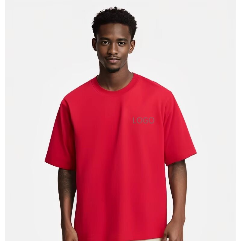 تی شرت نخی آستین کوتاه یقه گرد تابستانی مد روز ورزشی تاپ گشاد موجود در انبار