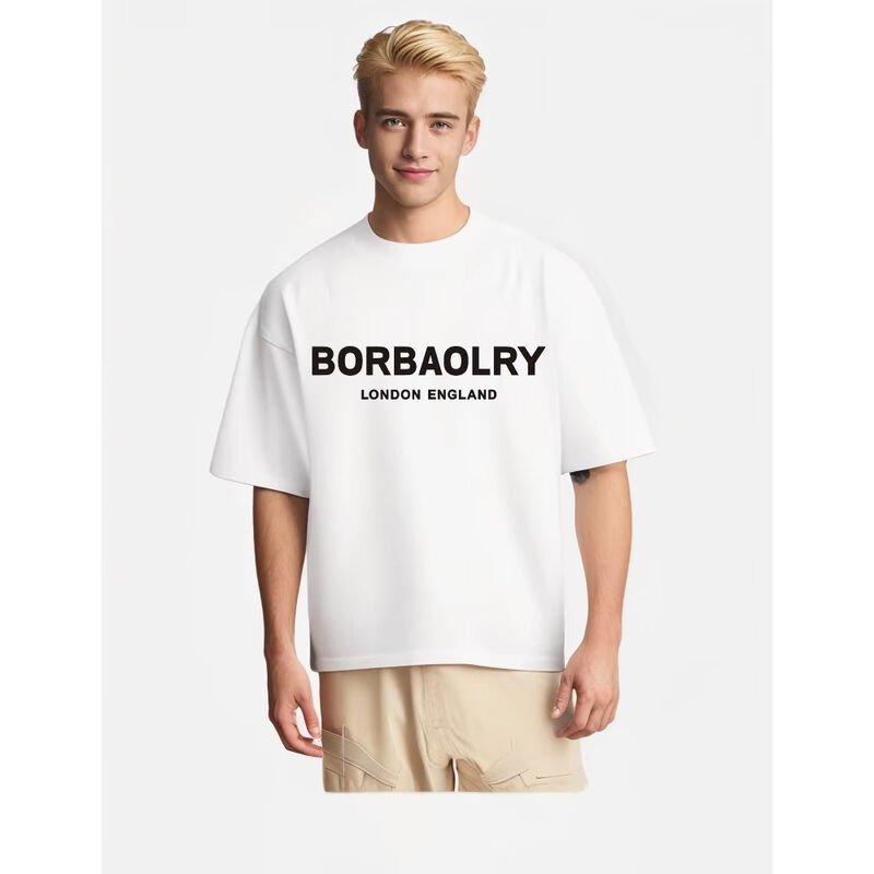 تی شرت با حجم بزرگ و با کیفیت 100 درصد پنبه با آستین کوتاه و سریع خشک و قابل تنفس