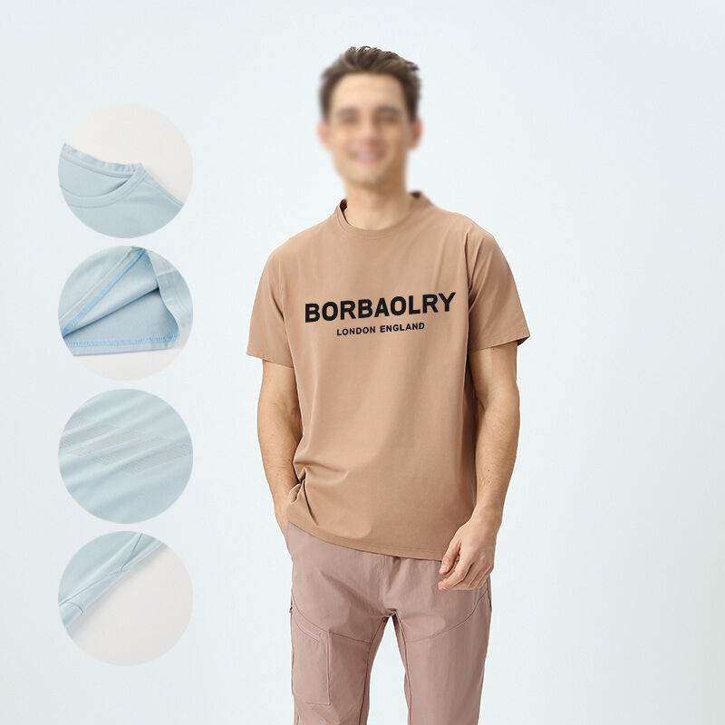 تیشرت مردانه با کیفیت بالا، سبک خیابانی گشاد، کشسان، اورسایز، طرح‌دار، کراپ تاپ، تیشرت ضروری تابستان