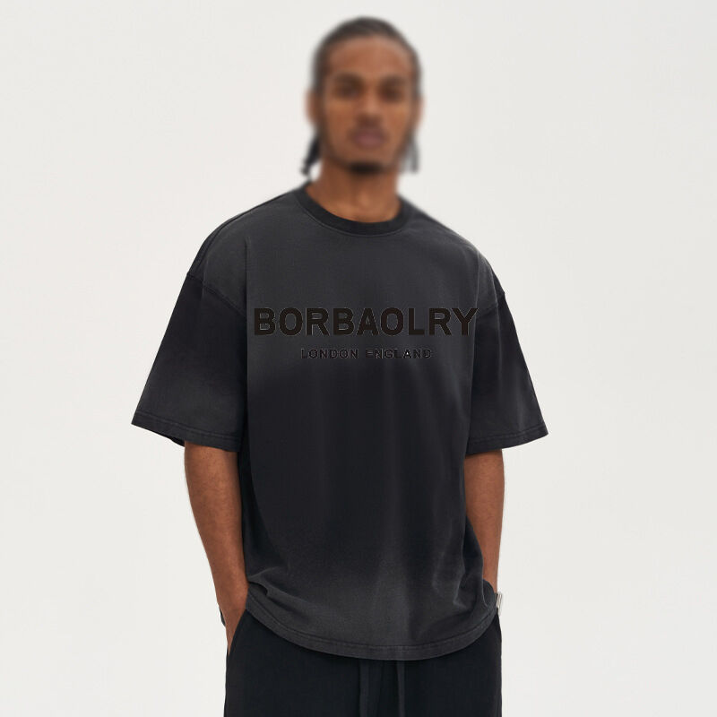 برند مد تی شرت مردانه طراح تی شرت بیرونی لوکس پنبه چاپی گردن گرد آستین کوتاه