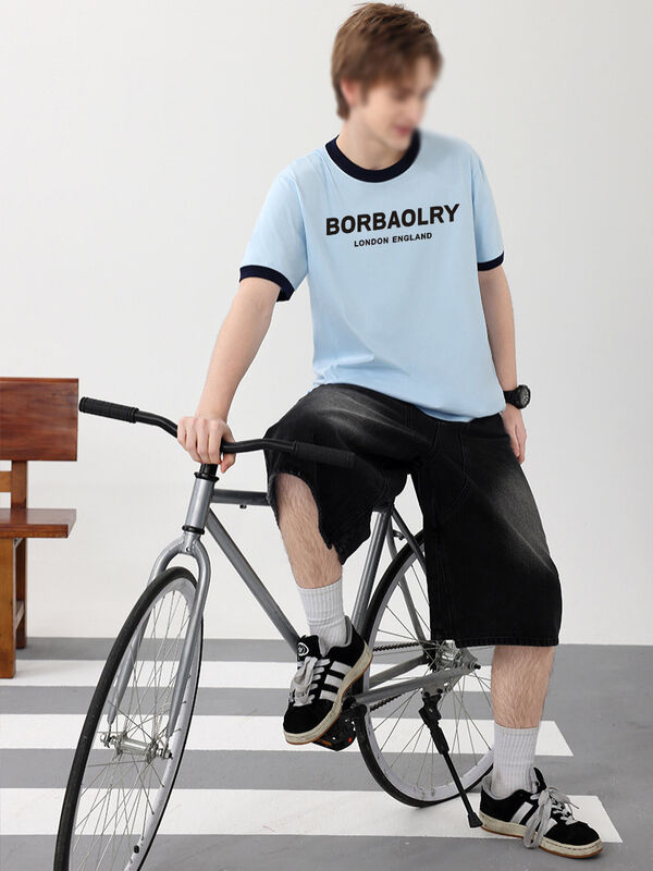 تی شرت طراحان مارک های معروف فروش داغ پنبه خالص تی شرت لوکس مردانه