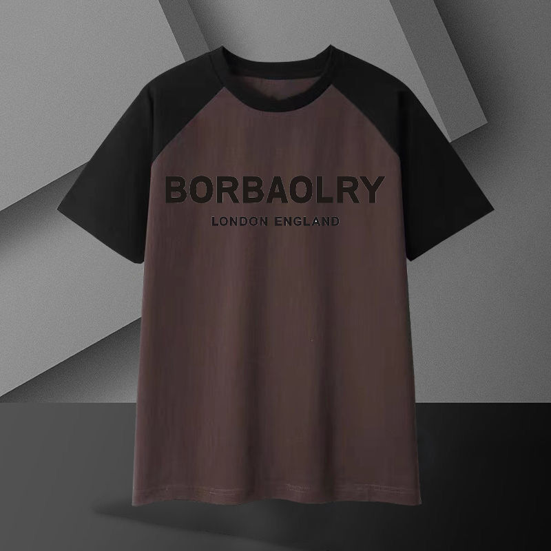 تی شرت نخی سنگین مردانه ۲۲۰ گرمی، تنفس پذیر، آستین کوتاه اورسایز، طرح ساده، قد بلند، پارچه بافتنی