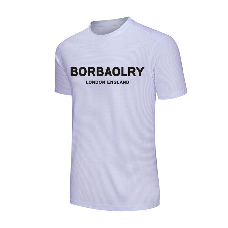 تی شرت یقه گرد بلین سفارشی پرفروش با قابلیت خشک شدن سریع و چاپ لوگو