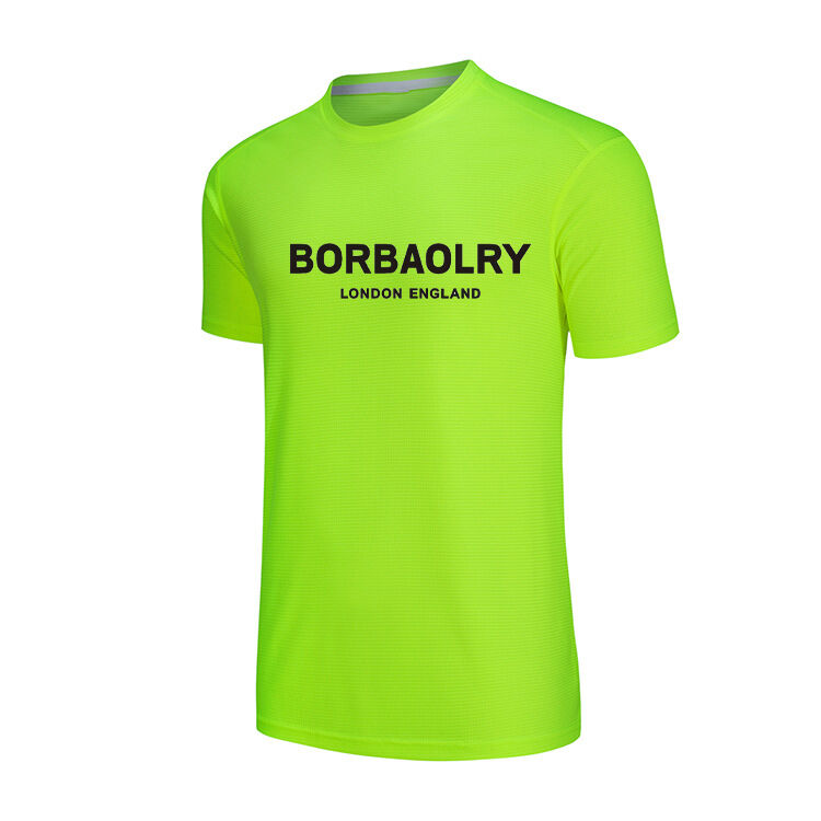 تی شرت یقه گرد بلین سفارشی پرفروش با قابلیت خشک شدن سریع و چاپ لوگو