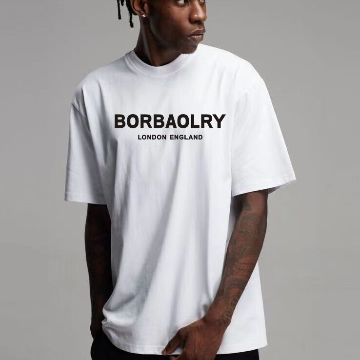 تی شرت 220Gsm پنبه ی با کیفیت بالا تی شرت زیر حجم بزرگ تی شرت های سفارشی عمده فروشی برای مردان