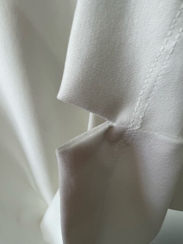 تی‌شرت سفید مردانه، طرح حروف برجسته، آستین کوتاه، تاپ راحتی، ۱۰۰% پنبه، تی‌شرت مردانه