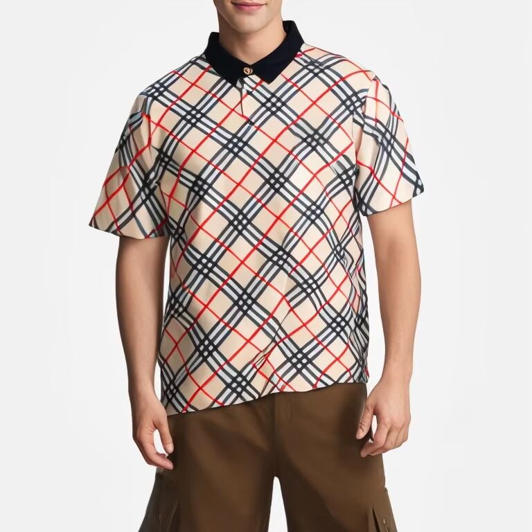 لباس مردانه تی شرت مردانه پنبه تی شرت کوتاه آستین تابستانی تی شرت پولو مردانه