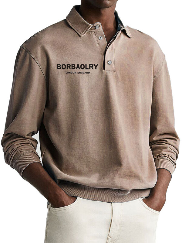 با کیفیت بالا پنبه لوگو سفارشی جامد ربیده لباس های پولو عمده فروشی لباس های پولو مردانه بلند دست